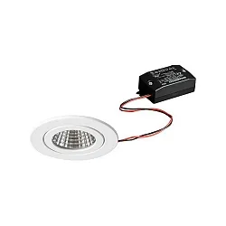 recessed luminaire, glossy, white dimmable 6W 680lm 3000K 20-40° 20-40° CRI 80-89
