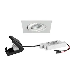 recessed luminaire BB 19 swivelling, square LED IP20, white dimmable 6W 430lm 1800-3000K 20-40° 20-40° CRI 80-89