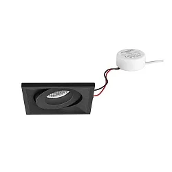 recessed luminaire swivelling, square IP20, white dimmable 7W 680lm 3000K 20-40° 20-40° CRI 80-89
