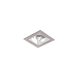 recessed luminaire APOLLO MICRO square, switchable LED IP20, silver  5W 668lm 3000K CRI 90-100