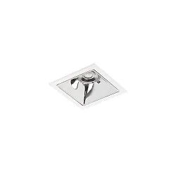 ceiling recessed luminaire APOLLO MINI square, direct IP20, white dimmable