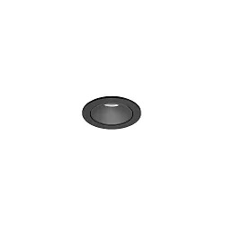 ceiling recessed luminaire DIOS MICRO round, direct IP20, black dimmable