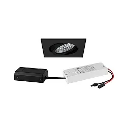 recessed spotlight TIRREL-S LED DIM CONNECTION-BOX square, swivelling, for VDU workstation, DALI controllable IP20