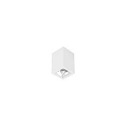 downlight APOLLO MICRO square, smooth, switchable IP20, powder coated, white 