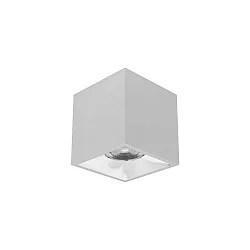 downlight APOLLO MAXI square, smooth, switchable IP20, powder coated, silver 