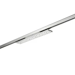 3-phase spot BALI MIDI AS 75°/76° DALI-2 - 58.7CM rotatable, DALI controllable, with lens optics IP20, silver matt dimmable