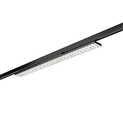 3-phase spot BALI MAXI DA 72°/53° DALI-2 - 88CM rotatable, DALI controllable, with lens optics IP20, black matt dimmable