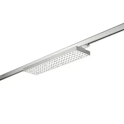 3-phase spot BALI MEGA DA-WB 96°/83° DALI-2 - 58.7CM rotatable, DALI controllable, with lens optics IP20, silver matt dimmable