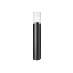 bollard lamp COOQUEE E27 IP65, black, transparent