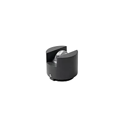 floor lamp NIAS round, direct / indirect IP66, powder coated, graphite grey 