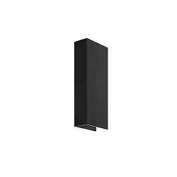 wall luminaire IP65, black, transparent 