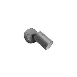 outdoor wall luminaire LOMBOK GU10 IP44, powder coated, graphite grey dimmable