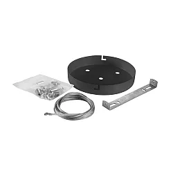 pendant suspension SUNNY mechanical, black matt
