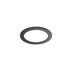 ring MUNA MEGA round, black matt
