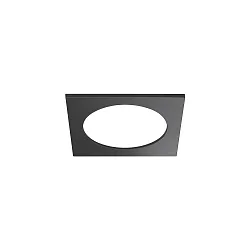ring MUNA MAXI square, black matt