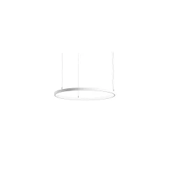 pendant luminaire ANDROS IN Ø 80CM Bluetooth controllable IP20, powder coated, white matt dimmable