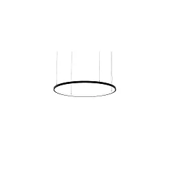 pendant luminaire ANDROS IN Ø 120CM Matter controllable IP20, powder coated, black matt dimmable