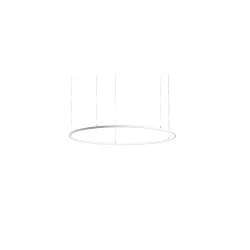 pendant luminaire ANDROS IN Ø 180CM Bluetooth controllable IP20, powder coated, black matt dimmable