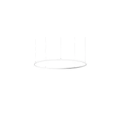 pendant luminaire ANDROS OUT Ø 180CM Bluetooth controllable IP20, powder coated, white matt dimmable