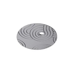 acoustical element SILENTIUM (STRUCTURE) 89.5CM round, asymmetrical, light grey