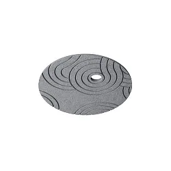 acoustical element SILENTIUM (STRUCTURE) 89.5CM round, asymmetrical, grey