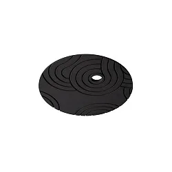 acoustical element SILENTIUM (STRUCTURE) 89.5CM round, asymmetrical, black