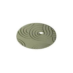 acoustical element SILENTIUM (STRUCTURE) 89.5CM round, asymmetrical, sage green