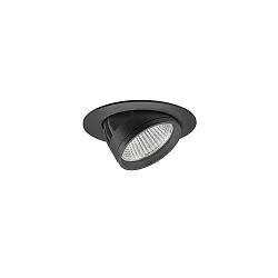 ceiling recessed luminaire ARTEMIS MICRO round, direct IP20, black dimmable
