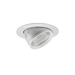 recessed luminaire ARTEMIS MINI round, rotatable, switchable LED IP20, silver  27W 3440lm 3000K CRI 90-100