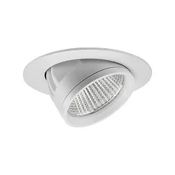 recessed luminaire ARTEMIS MAXI round, rotatable, switchable LED IP20, silver  42W 5291lm 3000K CRI 90-100