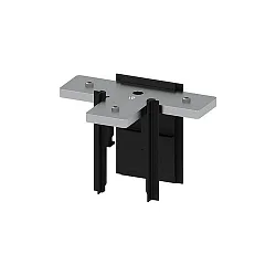 T-connector PEPA HIGH mechanical, black, silver
