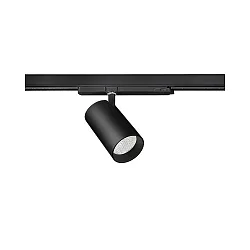 3-phase spot TRAXX MAXI round, rotatable IP20, black dimmable