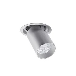 spot TRAXX MICRO round, swivelling, rotatable, switchable LED IP20, silver 