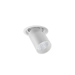 ceiling recessed luminaire TRAXX MICRO swivelling, rotatable, direct IP20, white dimmable