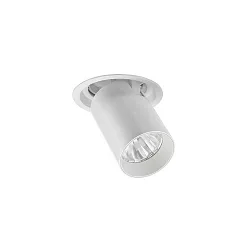 ceiling recessed luminaire TRAXX MINI swivelling, rotatable, direct IP20, white dimmable