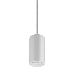 pendant luminaire TRAXX MIDI round, switchable LED IP20, silver 