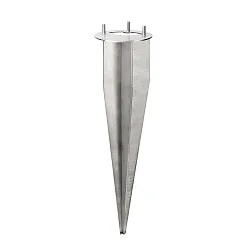 ground spike POWER CMD-9016 square, mechanical, stainless steel