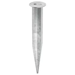Ground spike ROUND for CMD floor luminaires, metal