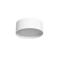 outdoor ceiling luminaire Ø 15CM round, CCT Switch, with diffuser IP44, white 