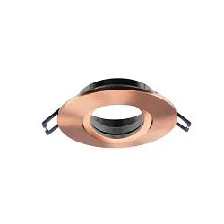 recessed spotlight SAMSOLA MAX round, swivelling IP20, copper dimmable