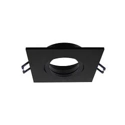recessed spotlight SAMSOLA MAX square, swivelling IP20, black dimmable