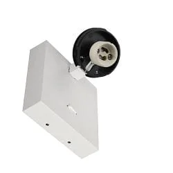 reading lamp CAN TILT SQUARE BASE MIX'N MATCH 1/3 square, with switch, without shade, cardanic swivelling GU10 IP20, white 