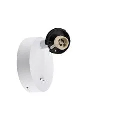 reading lamp CAN TILT ROUND BASE MIX'N MATCH 1/3 round, with switch, without shade, cardanic swivelling GU10 IP20, white 