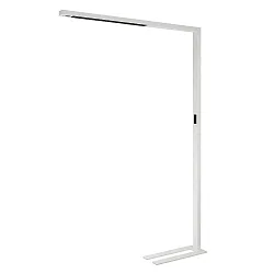 floor lamp OFFICE THREE STANDARD MOTION up / down, with sensor, with touch dimmer IP20, traffic white dimmable