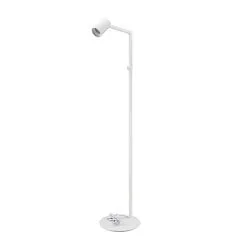 floor lamp CAN TILT with plug, switchable, cardanic swivelling GU10 IP20, white