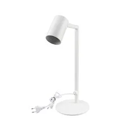 table lamp CAN TILT with plug, switchable, cardanic swivelling GU10 IP20, white