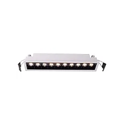 KapegoLED recessed ceiling luminaire CETI 10, current constant, 28-29V DC, 700 mA, 20W, 2900K, matt white