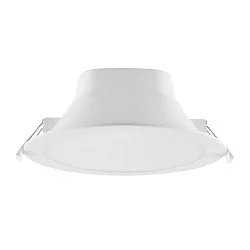 downlight ACRUX PRO 190 rigid, CCT Switch, UGR < 19, multipower IP20/ IP54, glossy, white dimmable