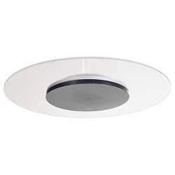 LED Ceiling luminaire ZANIAH 37, 18W, 3000K, IP20, dimmable, grey