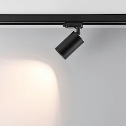 3-phase spot cAN, 220-240V AC / 50-60Hz, GU10 LED max. 7.5W, rotatable and pivotable, black
